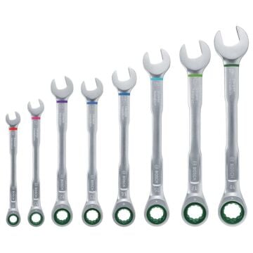 Bosch 1600A027PS 1/4'' Cırcırlı 8 Parça Kombine Anahtar Seti