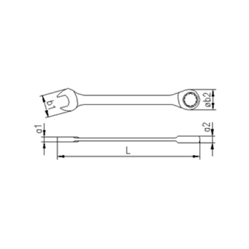 İzeltaş 0340 Cırcır Kombine Anahtar 10 mm