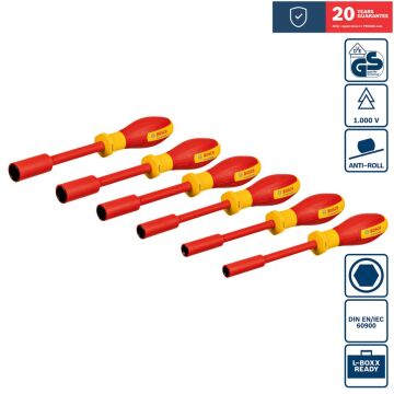 Bosch Professional VDE Lokma Tornavida Seti 6'Lı 1600A02NF3