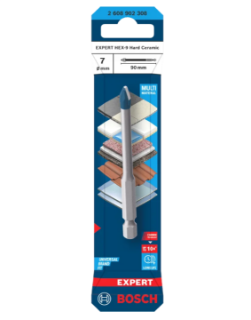 Bosch EXPERT HEX-9 Hard Ceramic Matkap Ucu, 10 x 90 mm