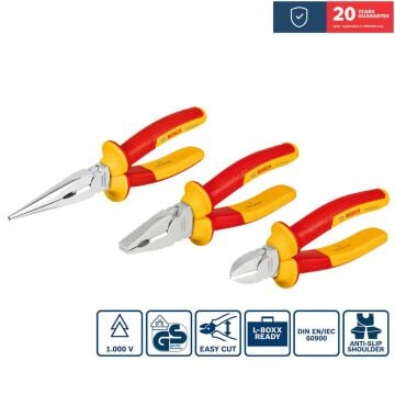 Bosch VDE Pense Seti 3 Parça 1600A02NG0