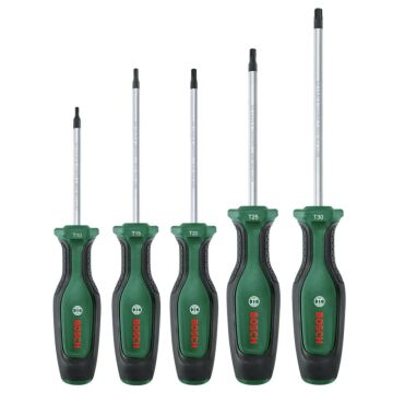 Bosch Home and Garden Torx Tornavida Seti 5 Parça