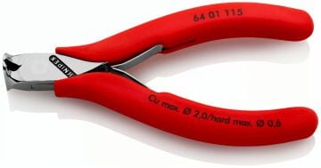 KNIPEX 64 01 115 ELEKTRONİKÇİ TEPE KESKİ