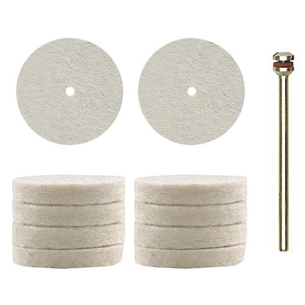 Proxxon 28798 22mm 10'lu Polisaj Keçesi