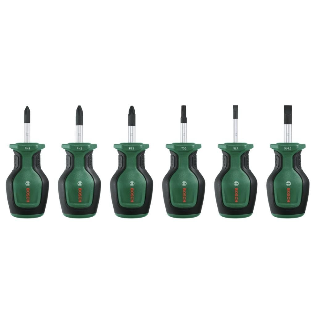 Bosch 1600A032UK Kısa Tornavida Seti 6 Parça