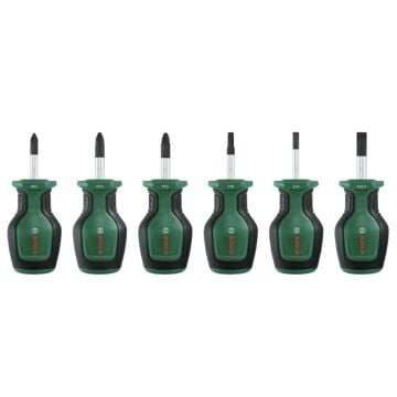 Bosch 1600A032UK Kısa Tornavida Seti 6 Parça
