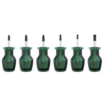 Bosch 1600A032UK Kısa Tornavida Seti 6 Parça