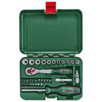 Bosch 1600A02BY1 34 Parça Cırcırlı Tornavida ve Lokma Takımı