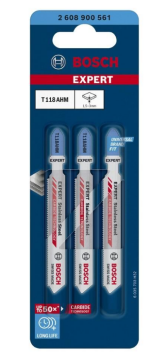Bosch EXPERT T 118 AHM 3'lü Paslanmaz Dekupaj Bıçağı