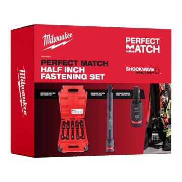 Milwaukee Perfect Match 1/2'' Derin Lokma Takımı