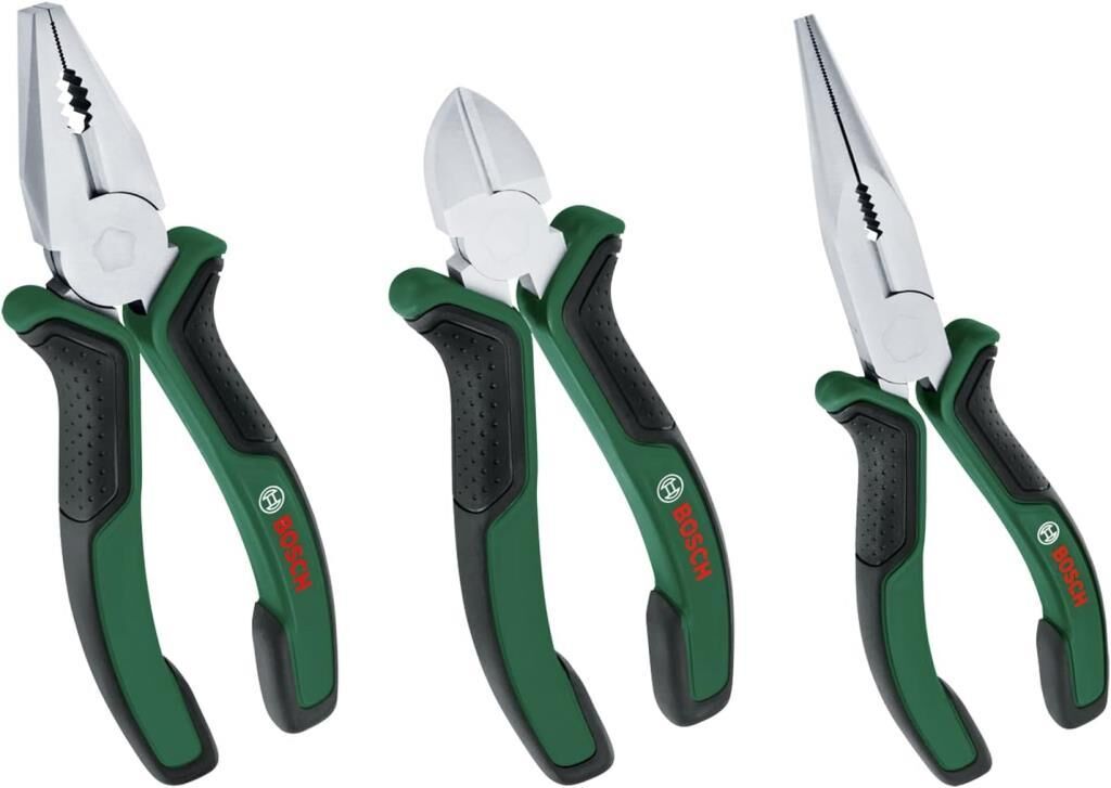 Bosch Pense Seti 3 parça (Pense, Kargaburun, Yan Keski)