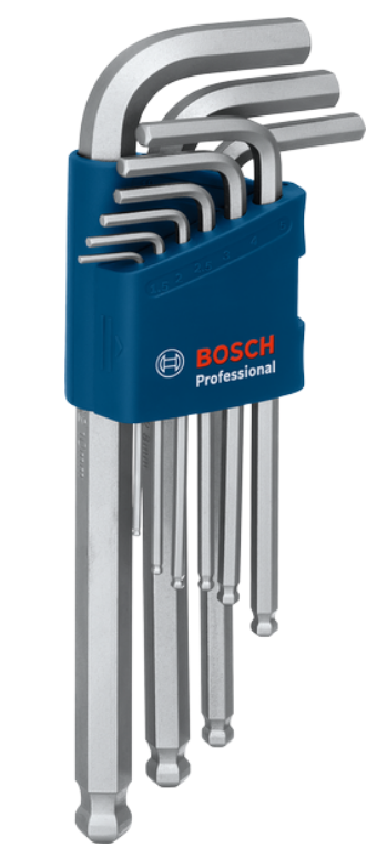 Bosch Alyan Anahtar Takımı 9 Parça (1.5-10mm)