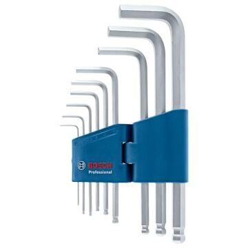 Bosch 1600A01TH5 Alyan Anahtar Takımı 9 Parça (1.5-10mm)