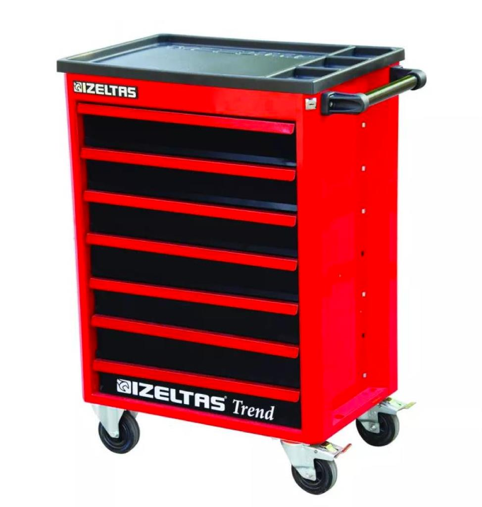 İzeltaş Trend Serisi Takım Dolabı 7 Çekmeceli - Dolu (93 Parça)