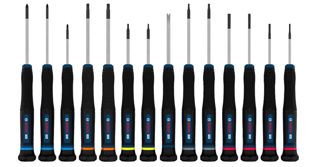 Bosch 1600A039PN PRO Hassas Tornavida Seti (14 Parça)