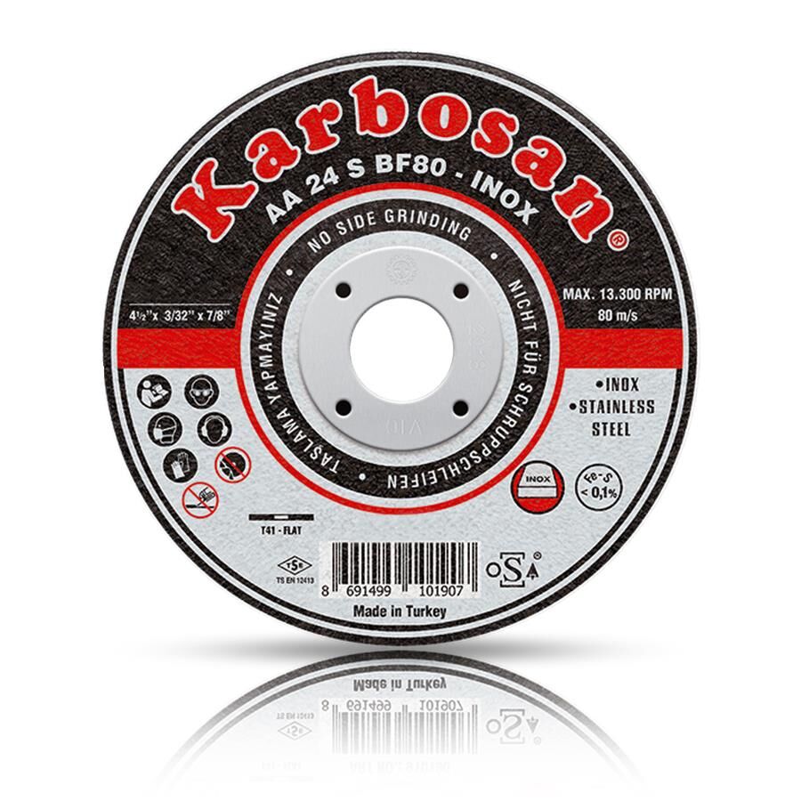 Karbosan 115x1.2x22.23 AA54RBF80 İnce İnox Kesme Diski