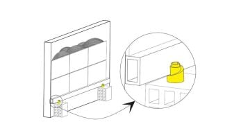 Kristal  Akıllı Takoz - plastik kovalı