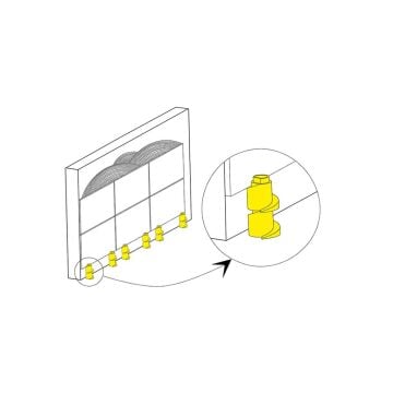 Kristal  Akıllı Takoz - plastik kovalı