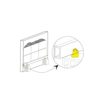 Kristal  Akıllı Takoz - plastik kovalı