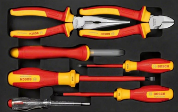 Bosch VDE 1600A02NG3 7 Parça El Aletleri Seti