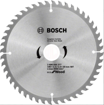 Bosch Eco For Wood 190X30 48 Diş Ahşap Testere