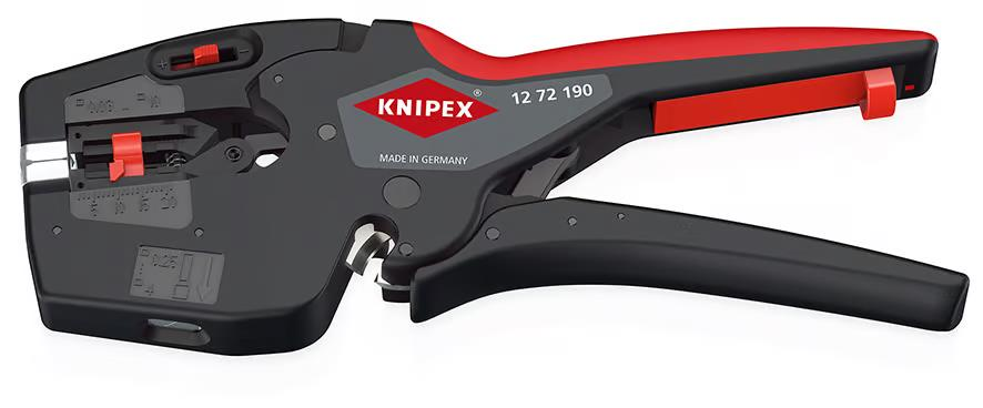 Knipex 12 72 190 Nexstrip Yüksük Sıkma Özellikli Kablo Sıyırma Aleti