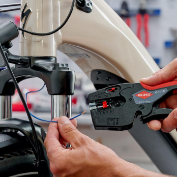 Knipex 12 72 190 Nexstrip Yüksük Sıkma Özellikli Kablo Sıyırma Aleti