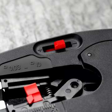 Knipex 12 72 190 Nexstrip Yüksük Sıkma Özellikli Kablo Sıyırma Aleti