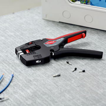 Knipex 12 72 190 Nexstrip Yüksük Sıkma Özellikli Kablo Sıyırma Aleti