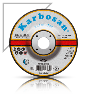 Karbosan Metal Taşlama Diski 180 x 8.0 x 22.23