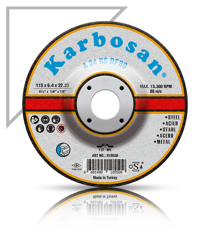 Karbosan Metal Taşlama Diski 180 x 6.4 x 22.23