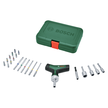 Bosch T Tipi Cırcırlı Tornavida Seti 22 Parça