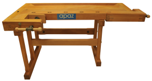 Apaz İki Mengeneli Ahşap Marangoz Tezgahı 60-193 cm