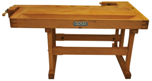 Apaz İki Mengeneli Ahşap Marangoz Tezgahı 60-193 cm
