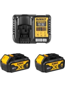 Dewalt DCG407M2T-QW 18V Xr Kömürsüz Akülü Avuç Taşlama 2X4.0AH