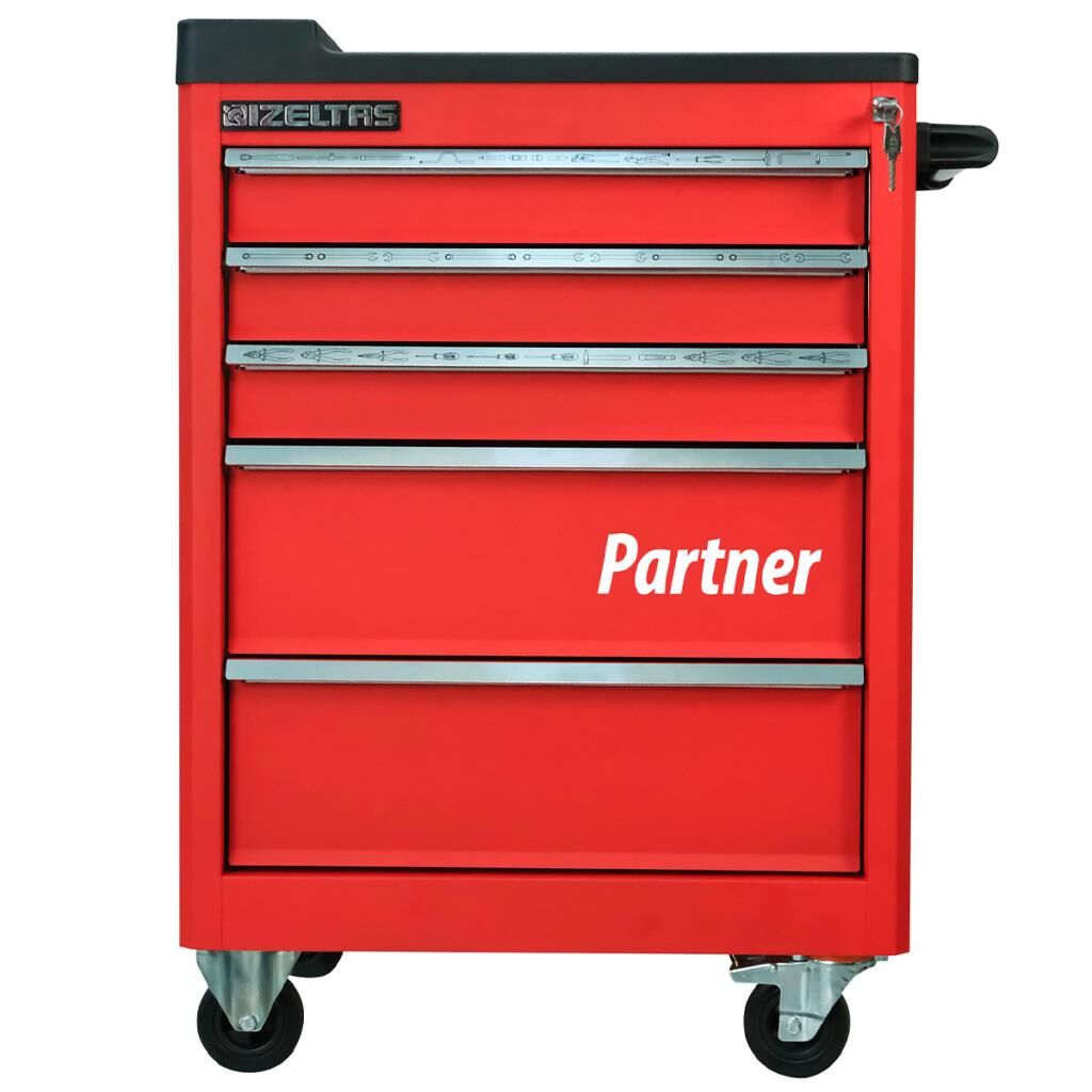 İzeltaş Partner Serisi Takım Dolabı 5 Çekmeceli - Boş