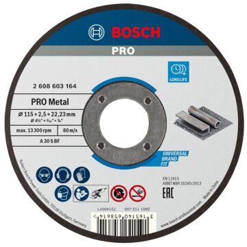 Bosch SD Metal Kesme 115*2,5 mm Düz