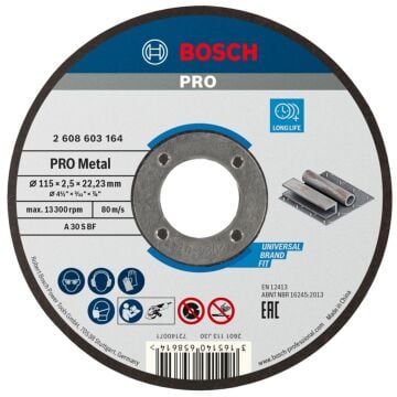Bosch SD Metal Kesme 115*2,5 mm Düz