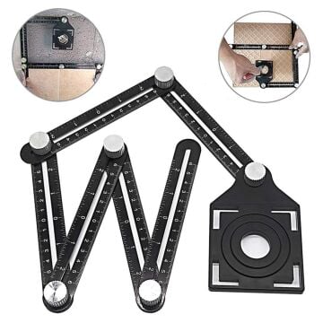 Kristal Alüminyum Delik Şablonu