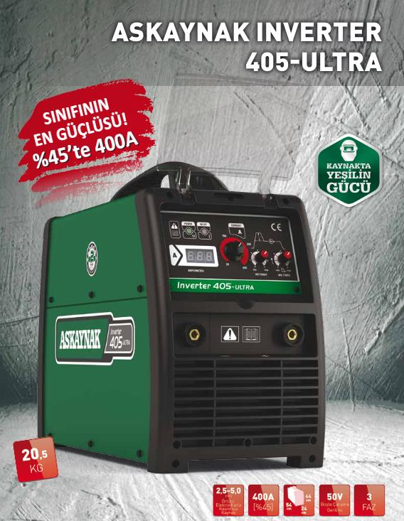Askaynak 405 Ultra Cel Inverter Kaynak Makinesi