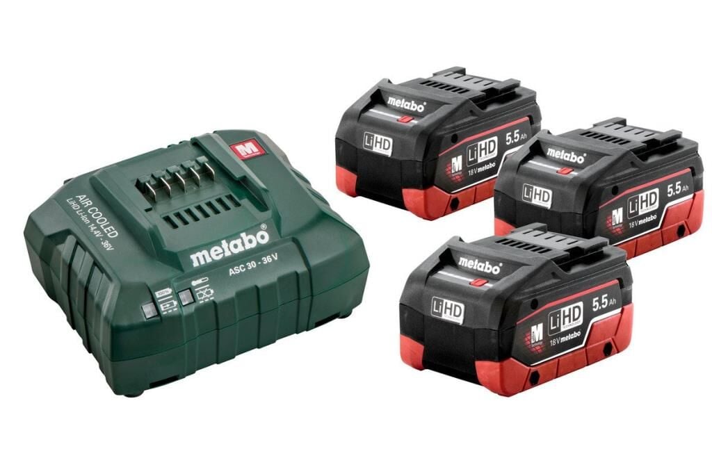 Metabo Başlangıç Seti 3 x 5.5 Ah