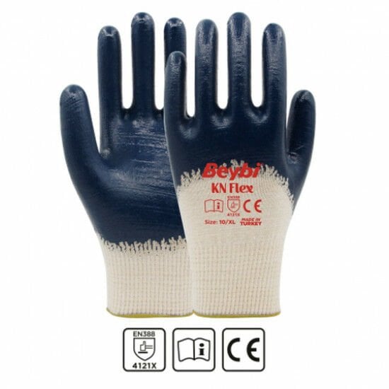 KN Flex Pamuk Astarlı Likralı Örme Eldiven