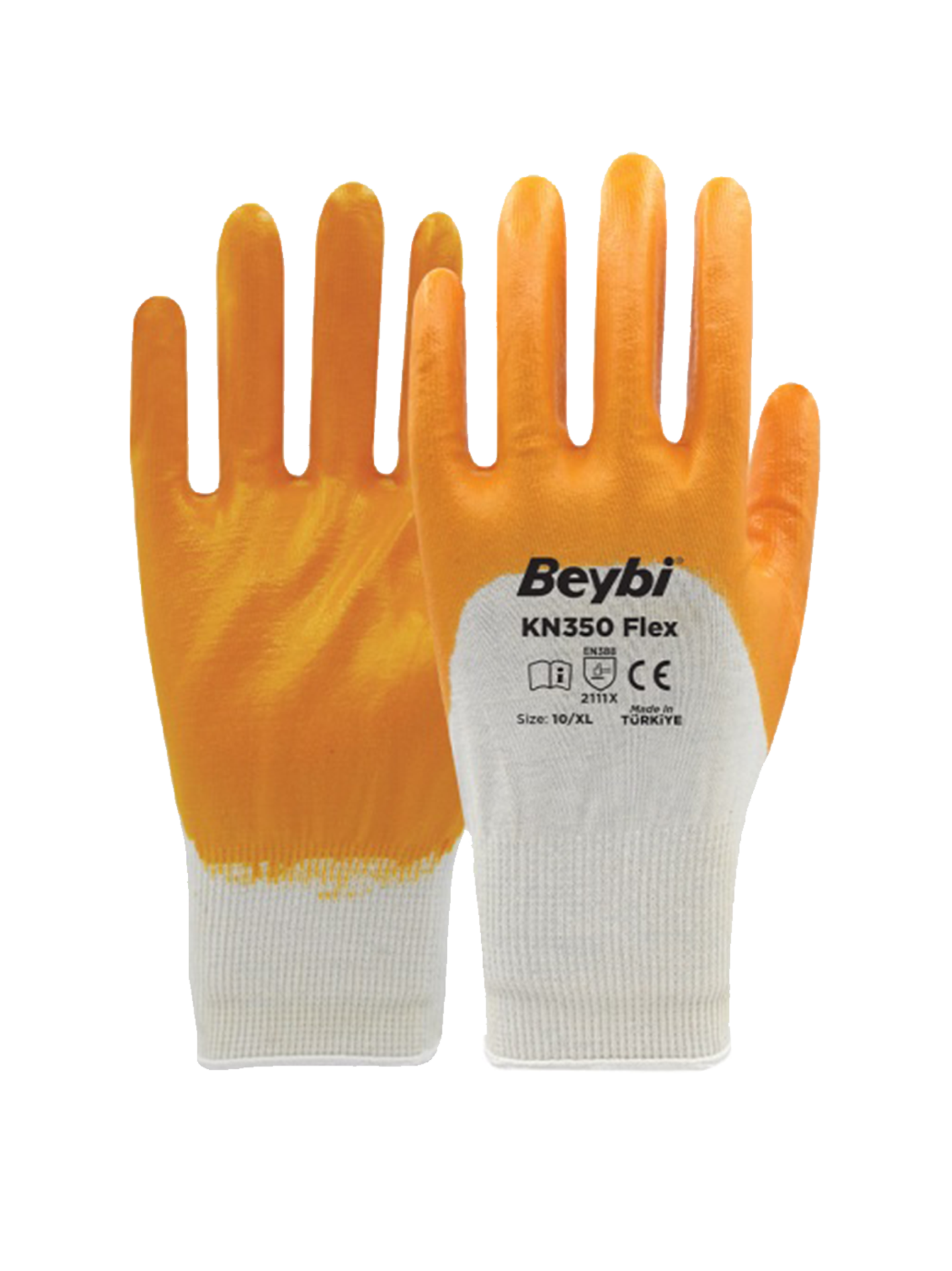 KN350 Flex Pamuk Nitril Eldiven