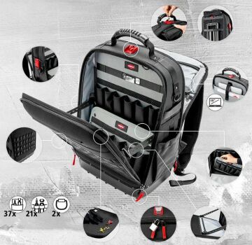 KNIPEX 00 21 50 E  Modular X18 Elektro Takım Çantası 22 Parça
