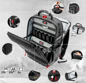 KNIPEX 00 21 50 E  Modular X18 Elektro Takım Çantası 22 Parça