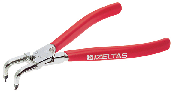 İzeltaş 3331 İç Segman Pensi Yaysız Eğri 290 mm