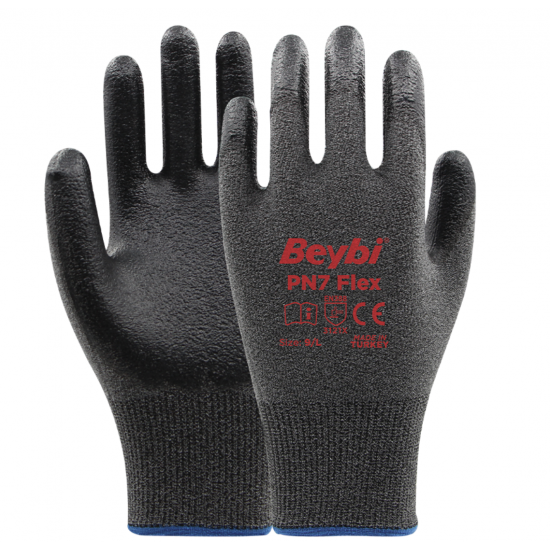 PN7 Flex Poly-Astarlı Nitril Eldiven