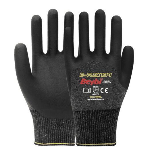 B-FLEX 134 Köpük Kaplı Nitril Eldiven