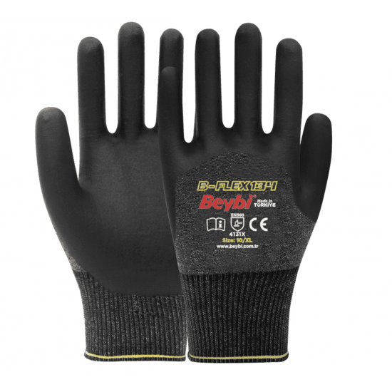 B-FLEX 134 Köpük Kaplı Nitril Eldiven