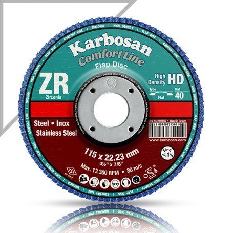 Karbosan Jumbo Flap Disk 180 x 22.23